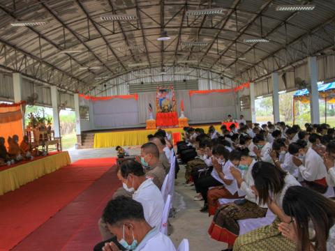 พิธีเจริญพระพุทธมนต์เจริญภาวนา