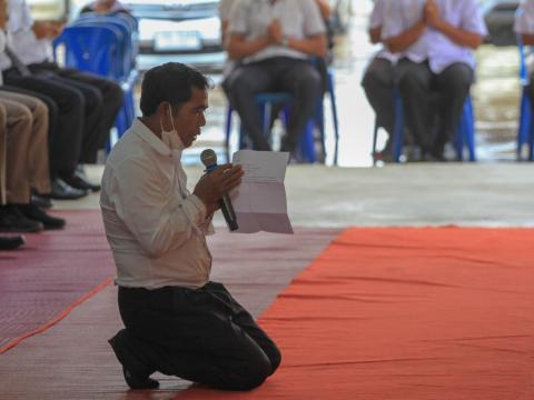 พิธีเจริญพระพุทธมนต์เจริญภาวนา